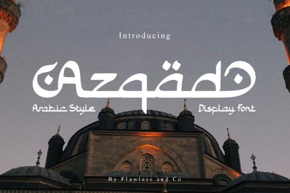 Azqad: Elevating Web Design with Elegant Arabic-Style Typography