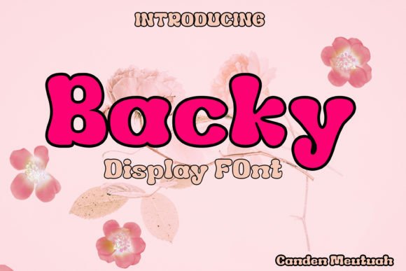 Backy: The Display Typeface That Elevates Small Business Branding