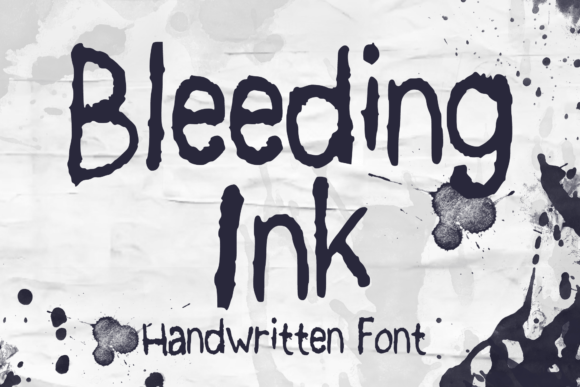 Bleeding Ink: The Creative Typeface That Elevates Small Business Branding