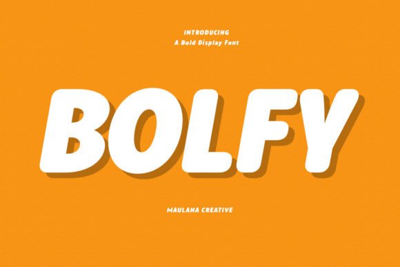 Bolfy: The Casual Marker Handwritten Display Font for Bold Branding