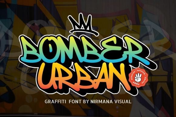 Bomber Urban: The Bold Display Font for Street-Style Crafts
