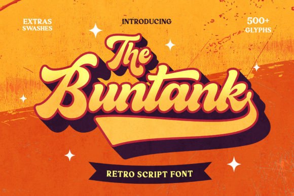 Bringing Warmth to Your Shop with The Buntank Display Typeface