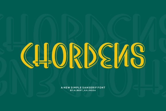 Chordens: The Joyful Display Font for Small Business Branding