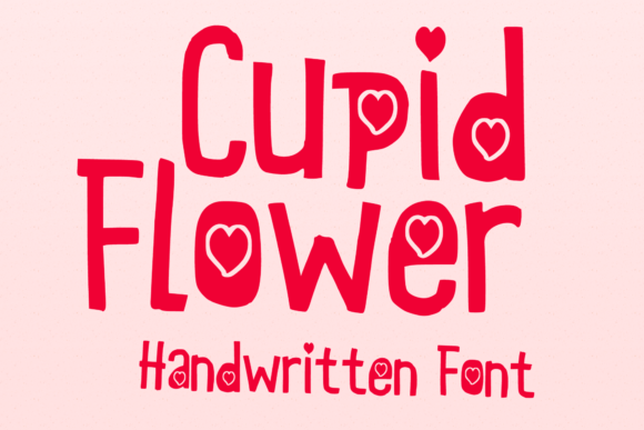 Cupid Flower: The Perfect Display Font for Handmade Valentine Creations