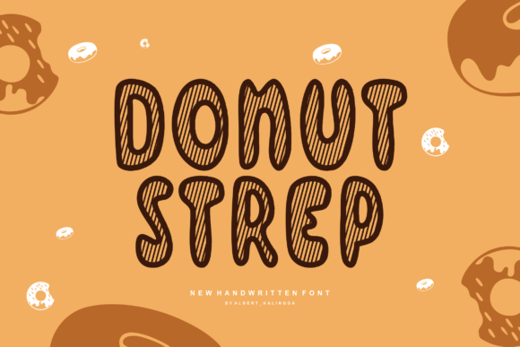 Donut Strep: The Quirky Display Font for Handmade Creators