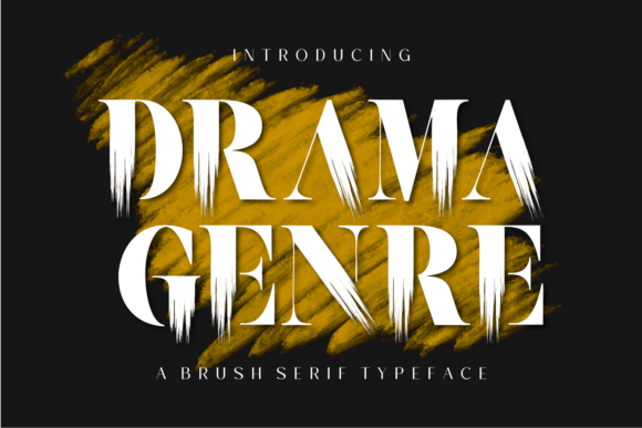 Drama Genre: The Bold Serif Typeface for Scroll-Stopping Campaigns