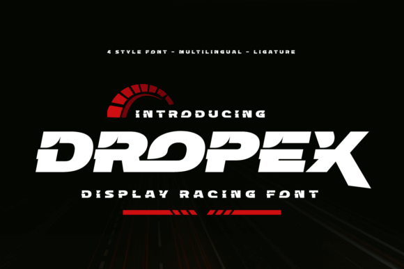 Dropex: A Bold Font for Handmade and Commercial Projects