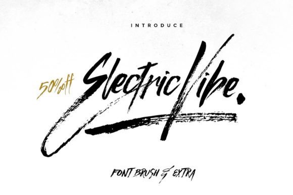Electric Vibe Font for Handmade Creations