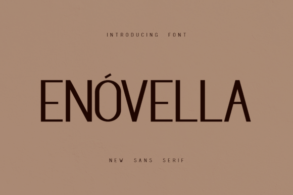 Enovella: The Modern Display Font That Elevates Campaign Visuals