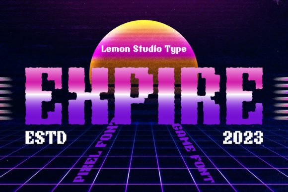 Expire: The Pixel Typeface That Powers High-Click Campaigns