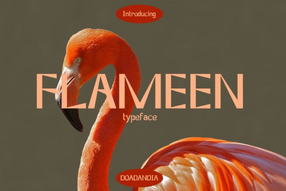 Flameen: The Modern Display Typeface for Handmade Brands