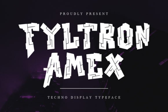 Fyltron Amex: The Heavy Display Font for Bold Brand Identity