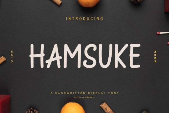 Hamsuke: A Modern Handwriting Font for Polished Branding