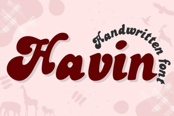 Havin: A Handwritten Display Font for Editorial Design