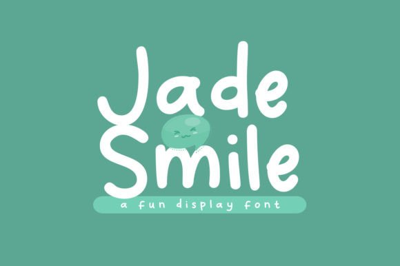 Jade Smile: A Playful Display Typeface for Bold Brand Identity