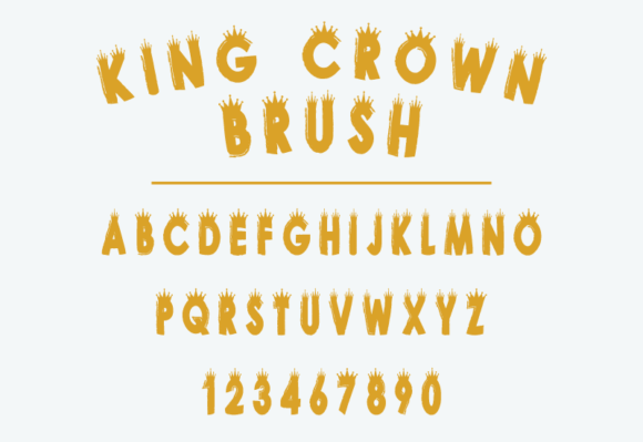 King Crown Brush: The Bold Typeface for Modern Editorial Design
