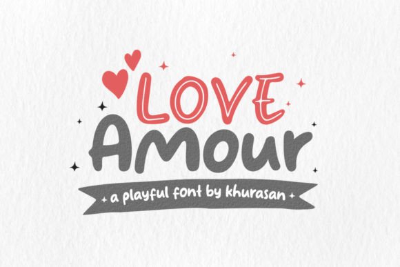 Love Amour: A Modern Display Typeface for Polished Web Design