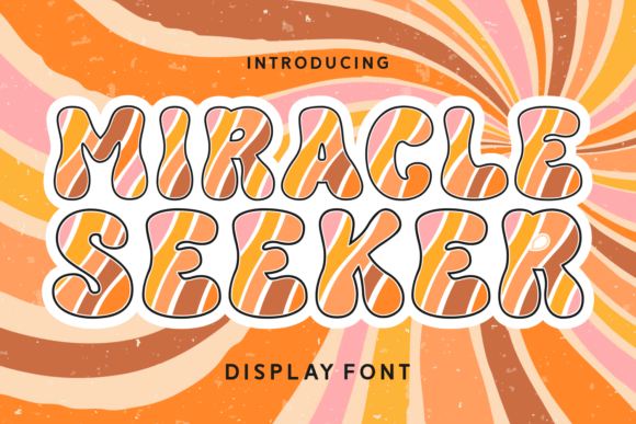 Miracle Seeker: A Playful Display Font for Digital Creativity