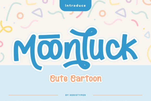 Moonluck: A Whimsical Display Font for Playful Brand Identity