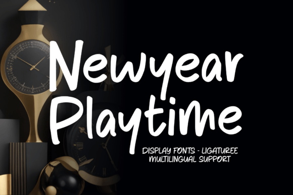 Newyear Playtime: The Perfect Display Font for Festive Branding