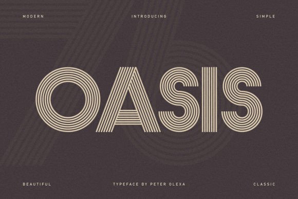 Oasis: The Retro Display Font That Revitalizes Modern Web Design