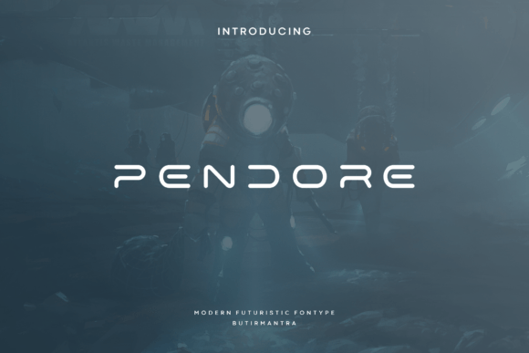 Pendore: The Futuristic Display Typeface for Modern Campaigns