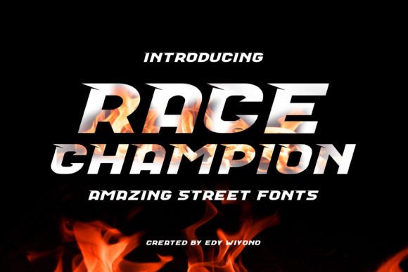 Race Champion Font for a Bold Editorial Makeover