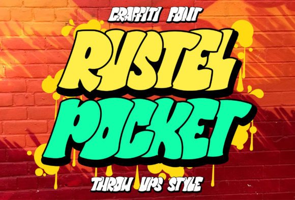 Rustel Pocket: The Bold Display Font for Handmade Shop Branding