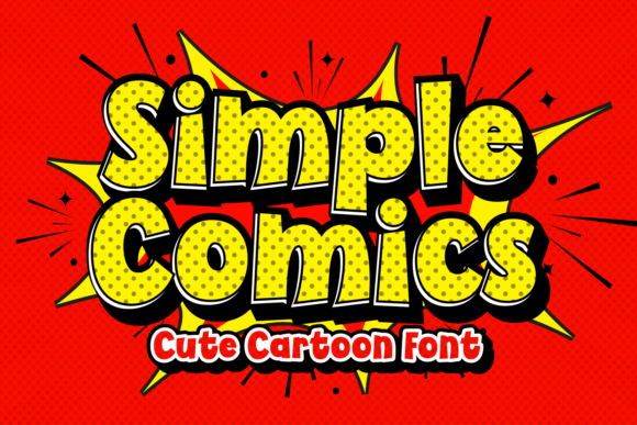 Simple Comics: A Playful Display Font for Bold Branding