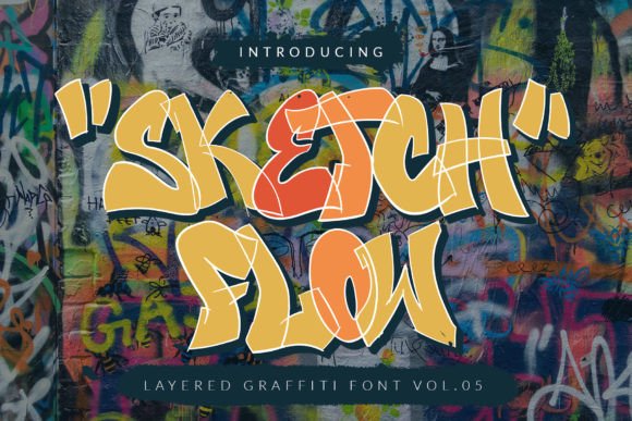 Sketch Flow: The Urban Typeface That Brings Street Art to Your Handmade Shop