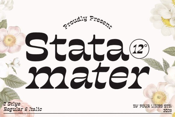 Stata Mater: The Display Typeface That Elevates Campaign Clarity