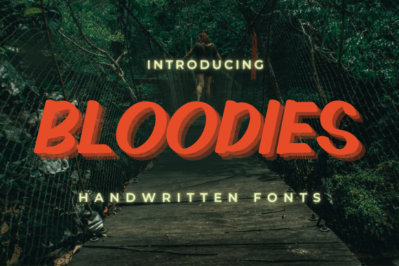 Upgrade Your Brand Identity with the Bloodies Typeface
