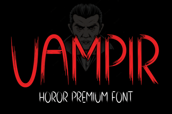 Vampir Font for Halloween Branding and More