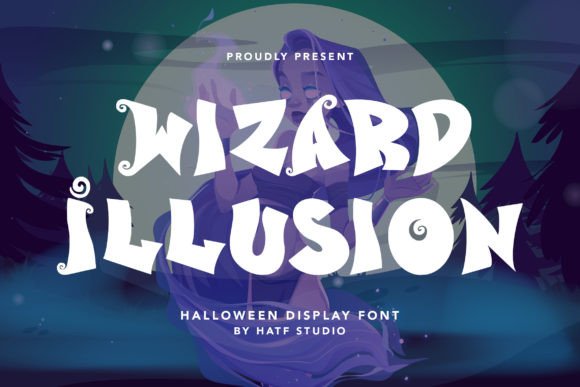 Wizard Illusion: A Spooky Display Typeface for Digital Brands